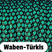 Paracord waben-türkis